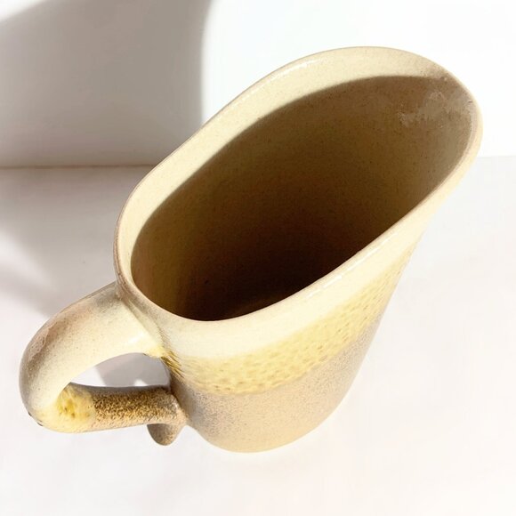 Vintage Stoneware Art Pottery Water Pitcher / Milk Jug / Vase / Made in Canada - Picture 11 of 11